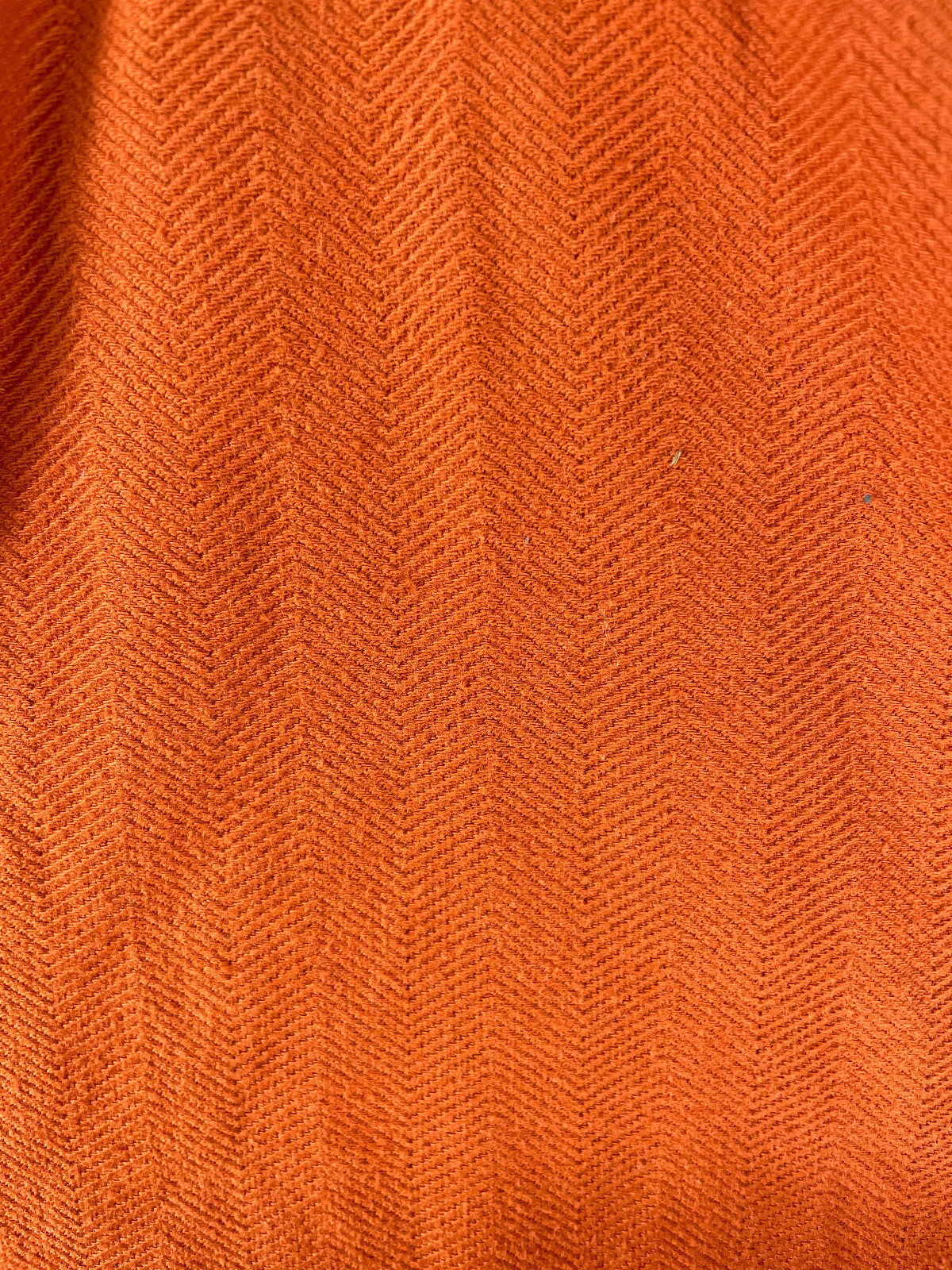 VTG Carhartt Short Sleeve Henley T-Shirt Mens XL Orange Textured Woven