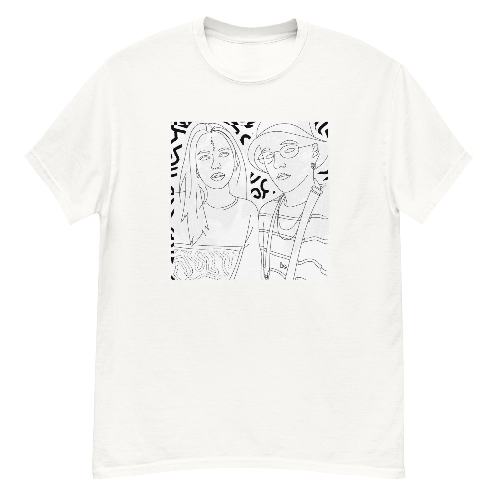 Unisex Tshirt Classic Tee Men Women Style N 7