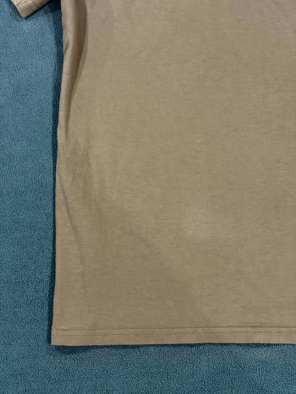 H&M T Shirt Mens Medium Brown Cotton Short Sleeve Regular Fit Crew Neck Casual