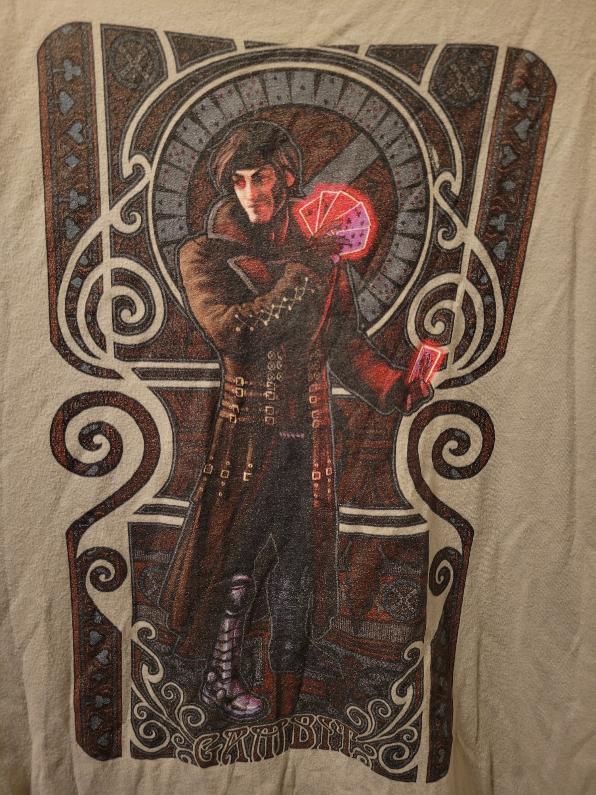 WeLoveFine Gambit Marvel Comics Shirt Mens Sz 3XL X-men