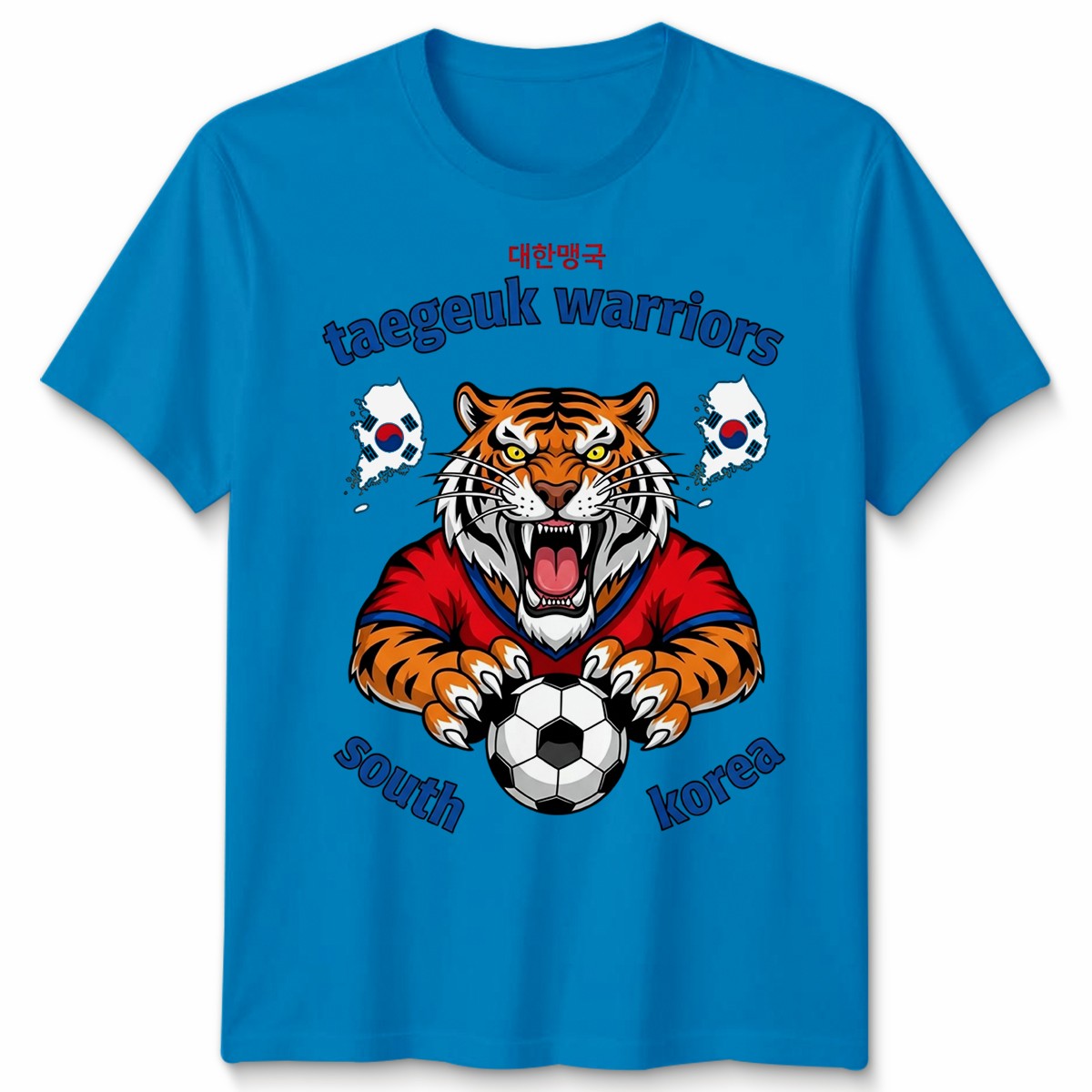 South Korea Unisex Football T Shirt Country Pride Soccer Fan Mens Womens Tee