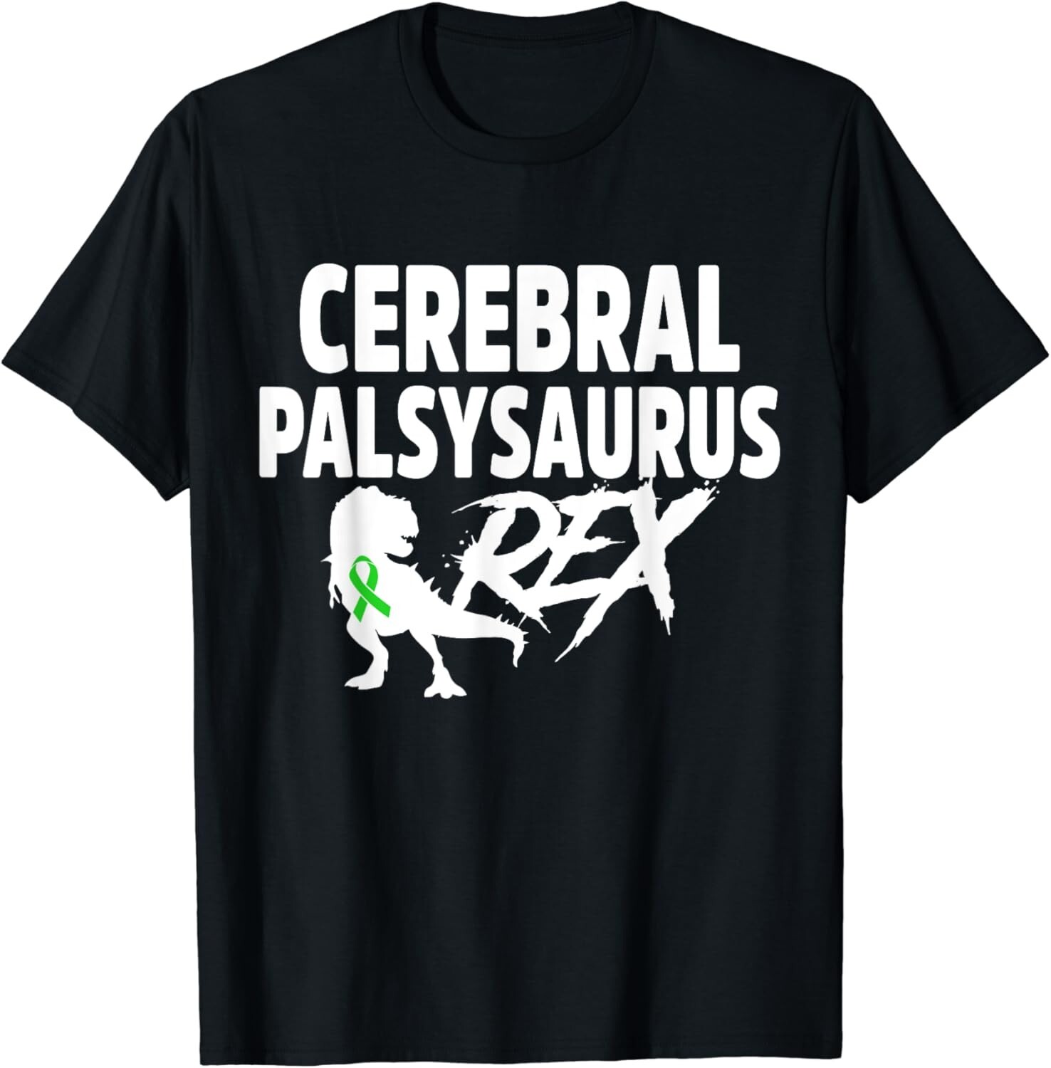 Cerebral Palsy CP Awareness SaurusRex Warrior Survivor Gifts Unisex T-Shirt