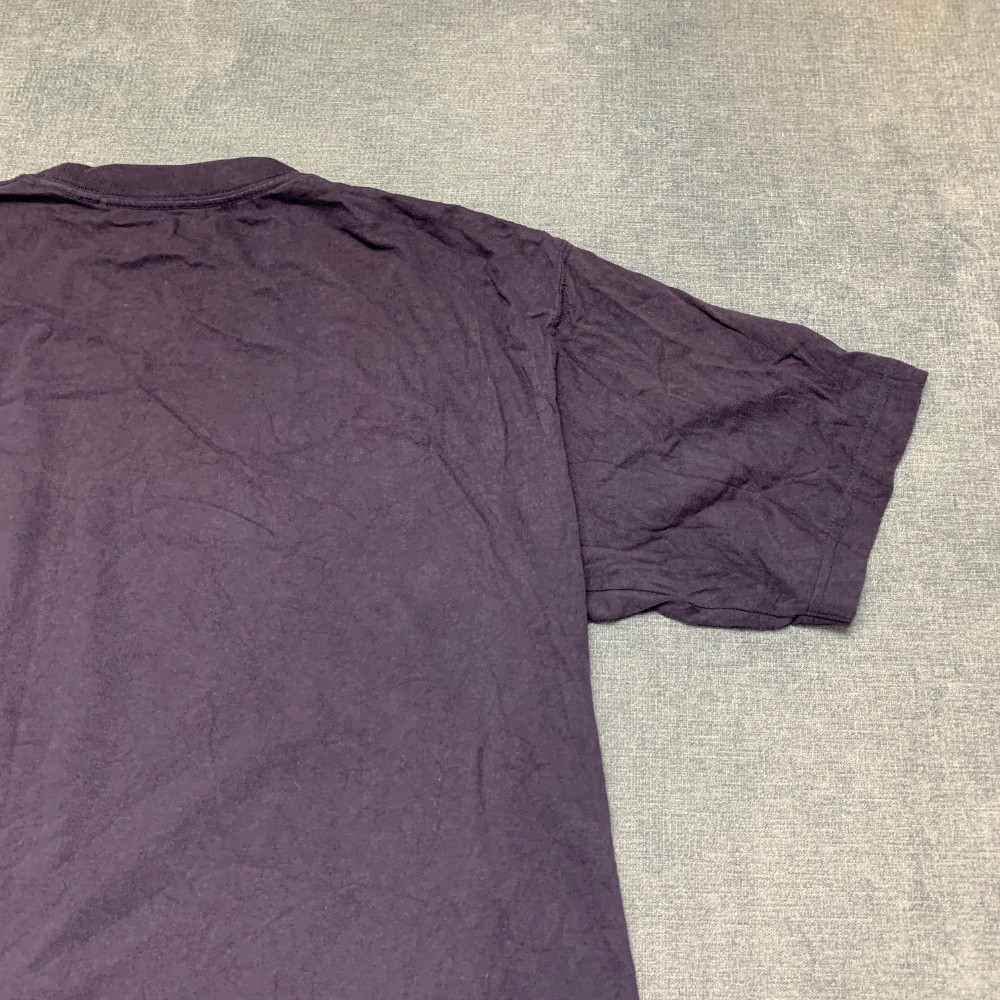 Uniqlo T-Shirt Mens Medium Navy Blue Cotton Work Graphic Casual Everyday Wear