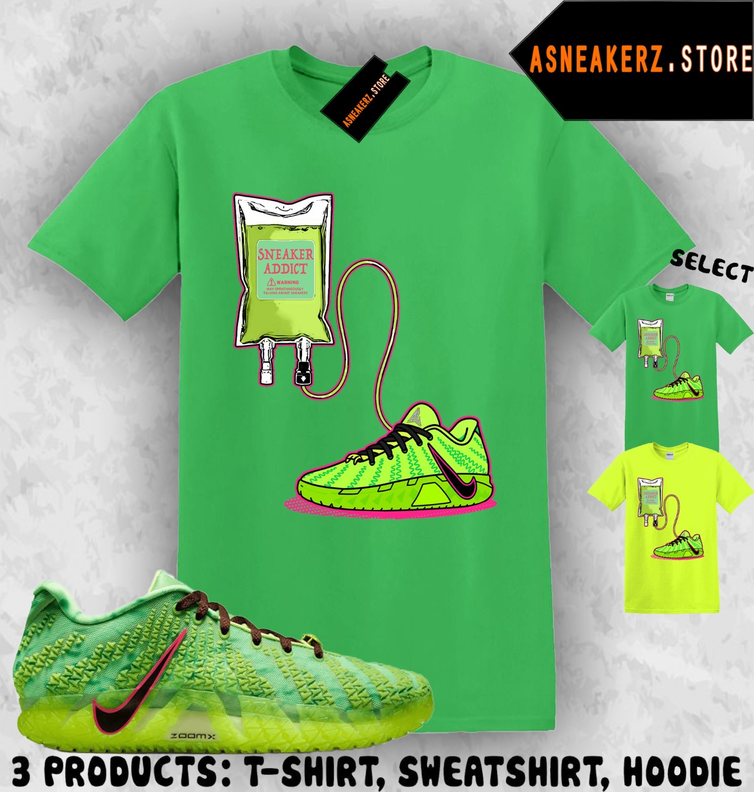 Tee Shirt Matching Ja 3 Zombie Spooky Season Match Sneaker Sneakerhead Therapy