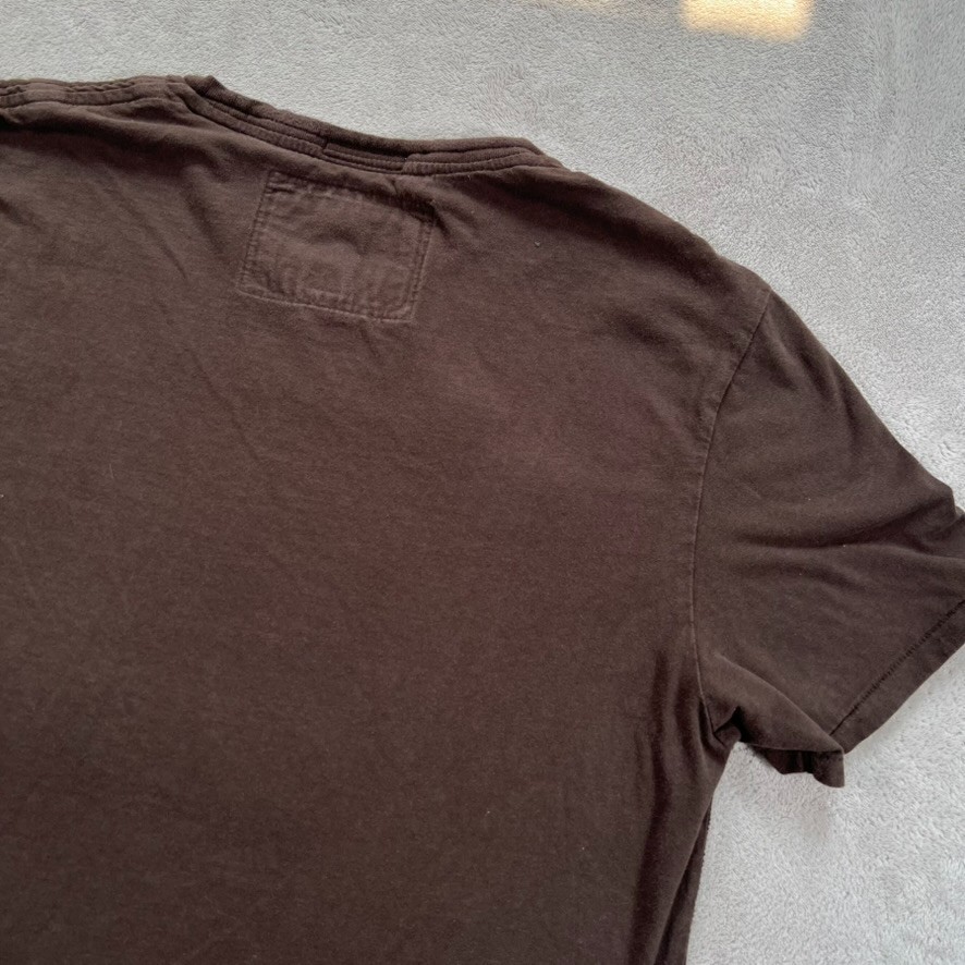 American Eagle T-Shirt Men’s Size Large Brown Classic Fit 1977 Graphic Print Y2K