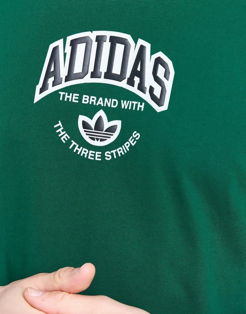 Adidas Originals Back Logo T-Shirt – Green Men’s Trefoil Tee