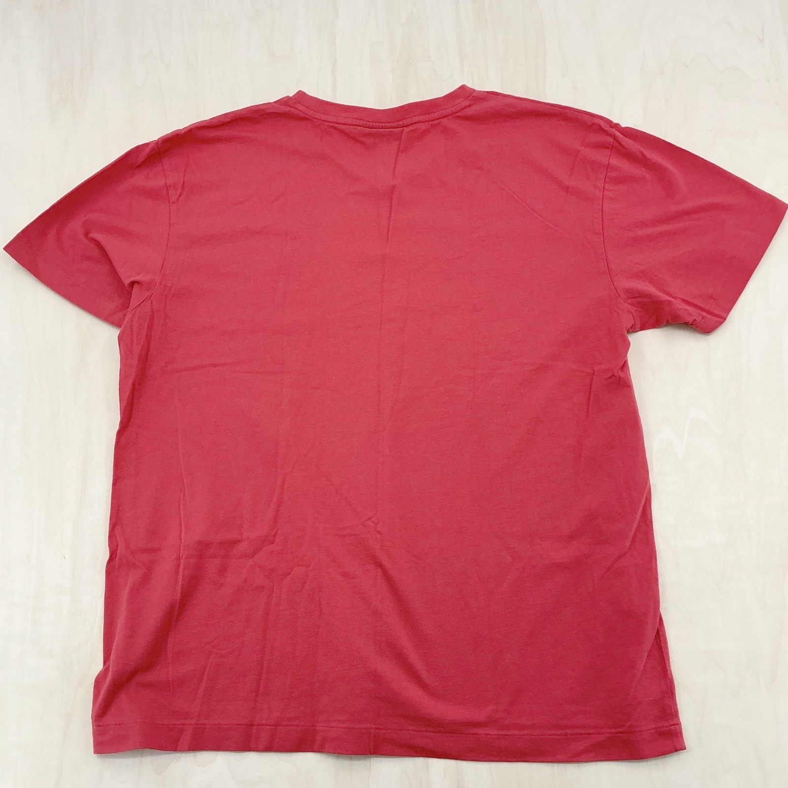 Mens Classic Polo Ralph Lauren V-Neck T-Shirt M Red Pony Logo Preppy