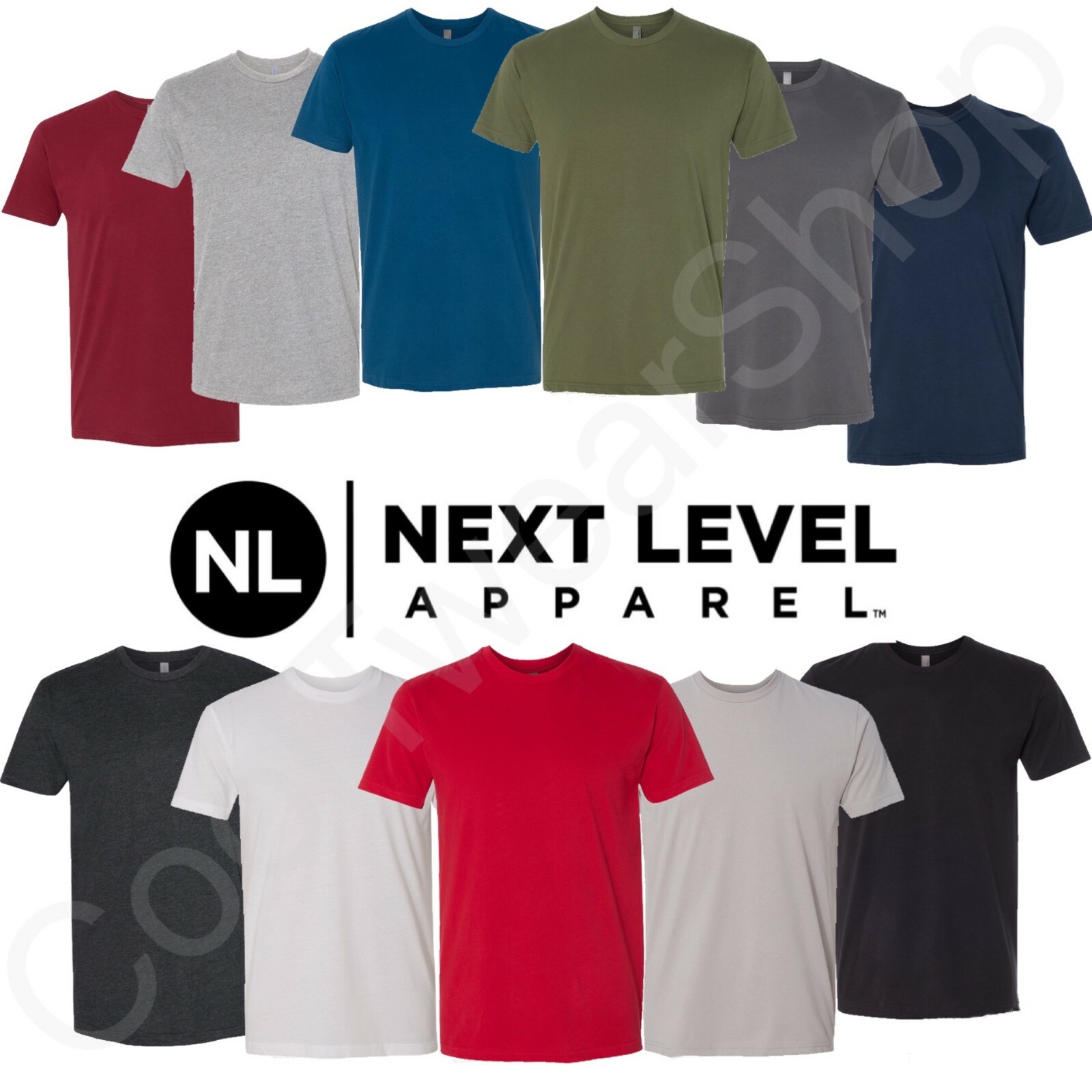 Next Level Unisex Sueded Crew Neck Short Sleeves T-Shirt 6410