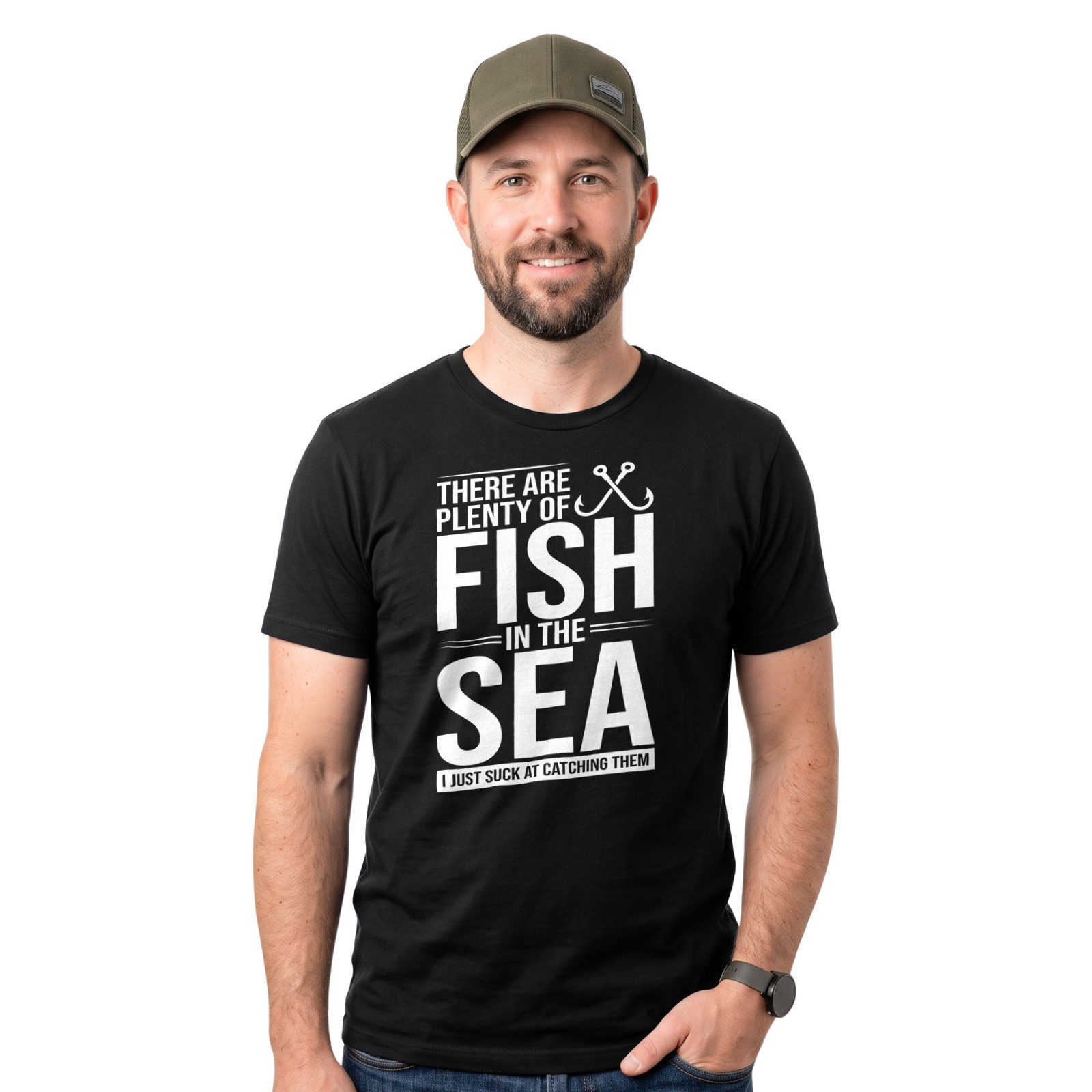 Funny Fishing There Are Plenty Of Fish In The Sea Fisherman Fish Lover T-Shirt
