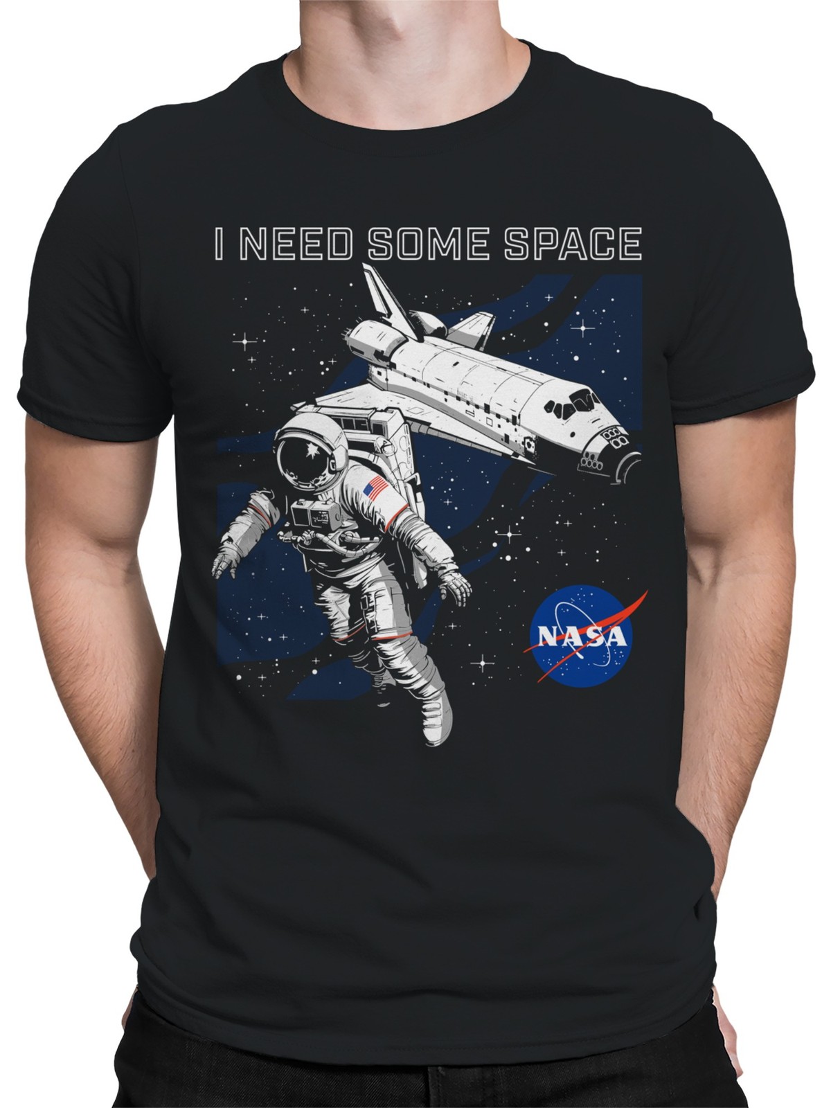 Officially Licensed Nasa I Need Some Space – Astronaut Men’s T-shirt