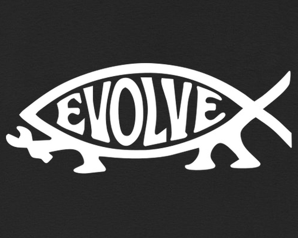 Evolve Jesus Fish Walking Legs Ichthys Evolution T-Shirt