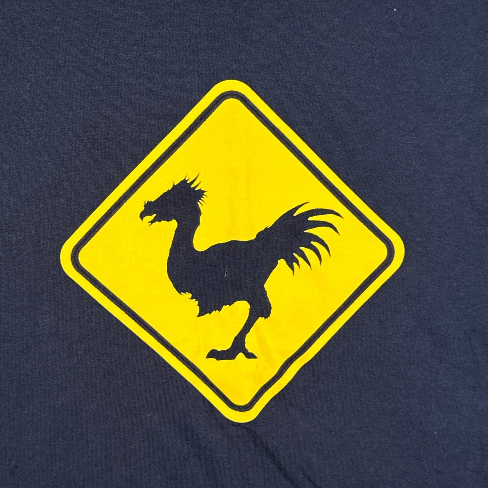 Final Fantasy XV Chocobo Crossing Shirt Mens Medium Black Square Enix 2016 Tee