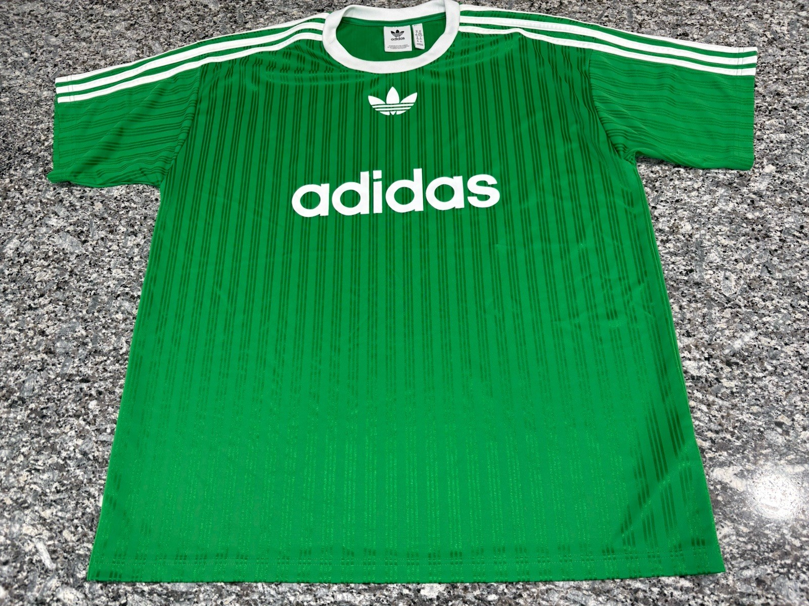 MENS ADIDAS ORIGINALS TREFOIL POLY TEE SHIRT ~SIZE XL #IM9457 RARE!