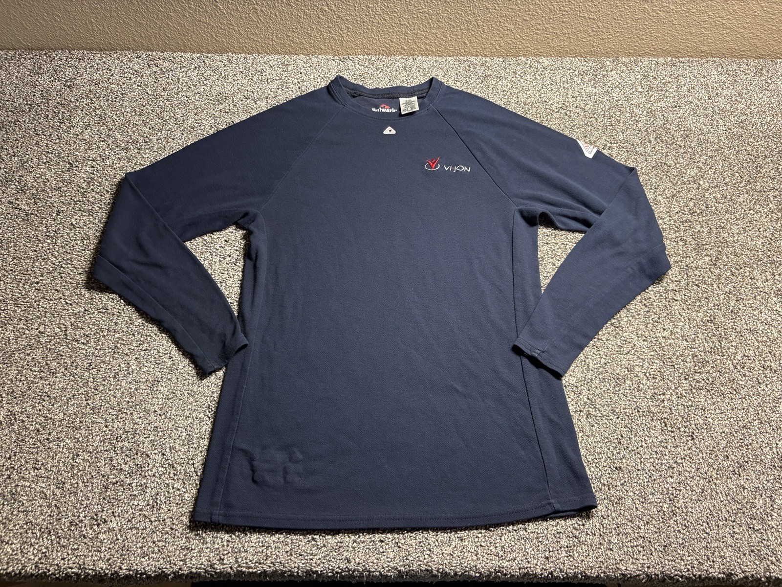 Bulwark FR Knit Tee Shirt Mens XL Blue CAT 2 CAL Flame Resistant HRC ARC Outdoor