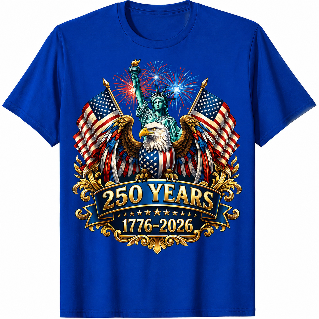 250th Anniversary USA 250 Year America Patriotic 4th of July T-Shirt