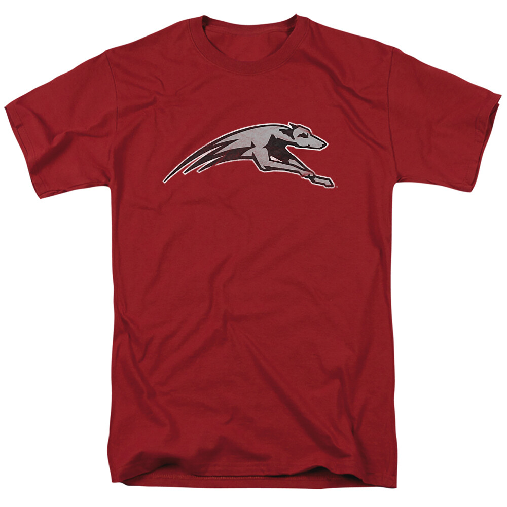 University of Indianapolis Adult T-Shirt Distressed Primary, Cardinal, S-3XL