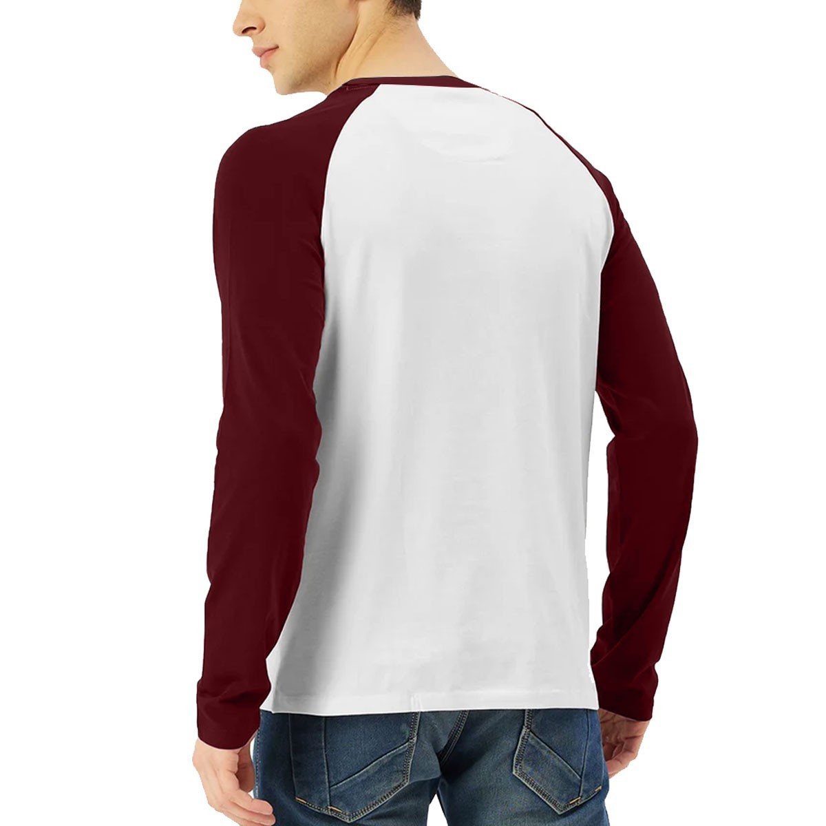 Mens Casual Long Sleeve T-shirt Henley Grandad V Neck Button Solid Tee Shirt Top