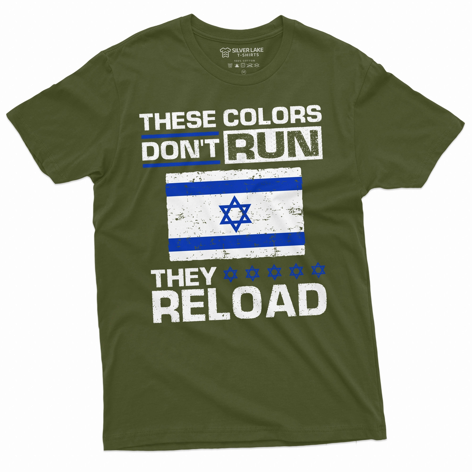 Israel Military Shirt These Colors Don’t Run They Reload Shirt Israeli Gifts