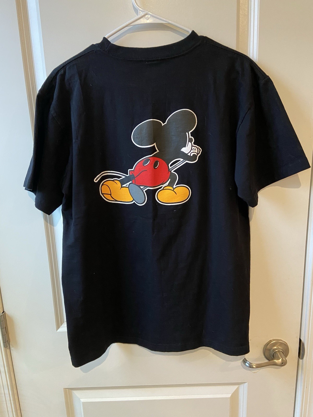 New Disney Number Nine Sz 3 – Med – Vedder Mickey Black TShirt, Tokyo Colab 2000