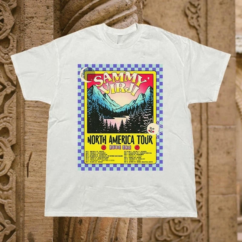 Trend Sammy Virji NORTH AMERICA TOUR PART 2 T Shirt Full Size S-5XL KK2666