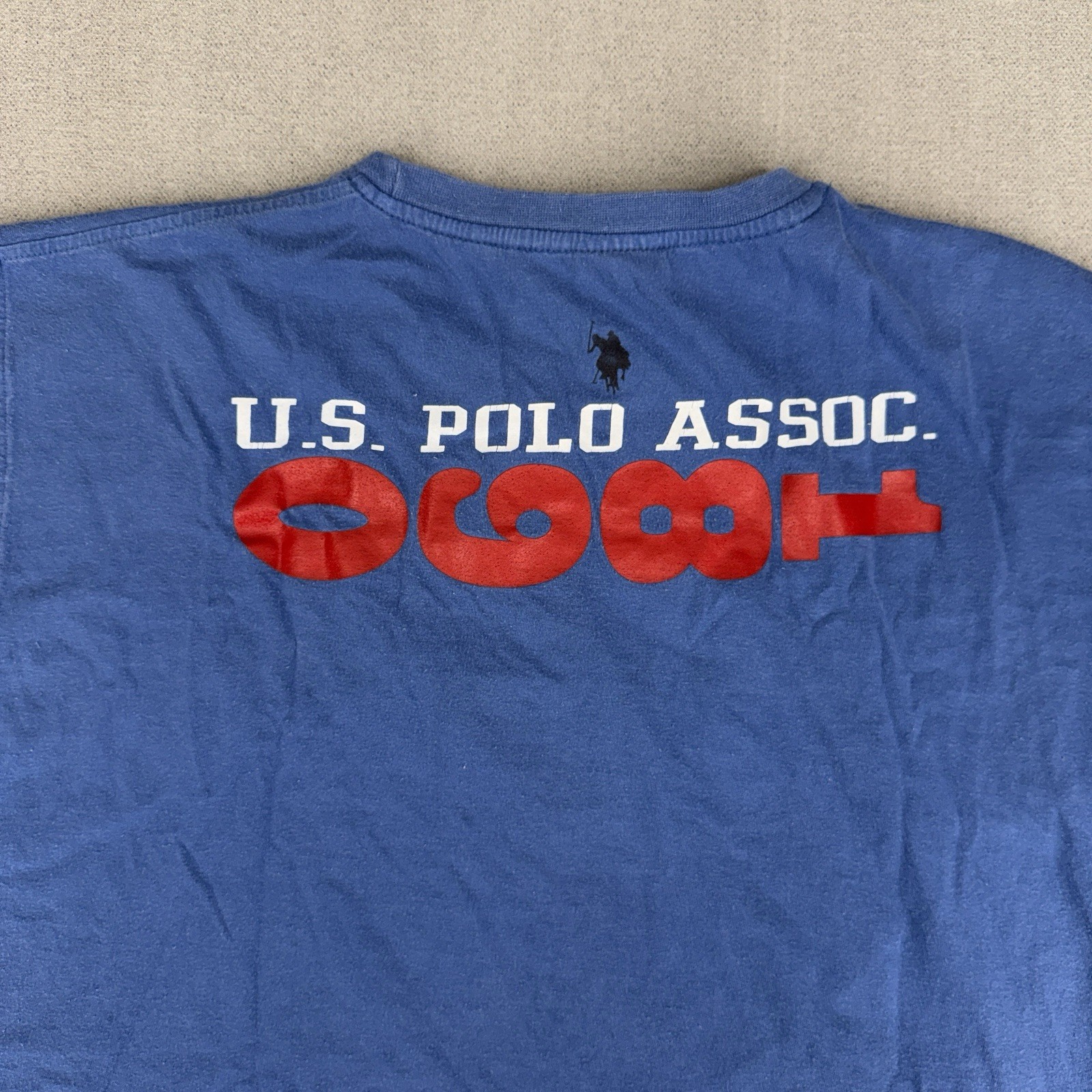 Y2K US Polo Association Jeans Company Shirt Mens XXL Embroidered Logo 2-Sided