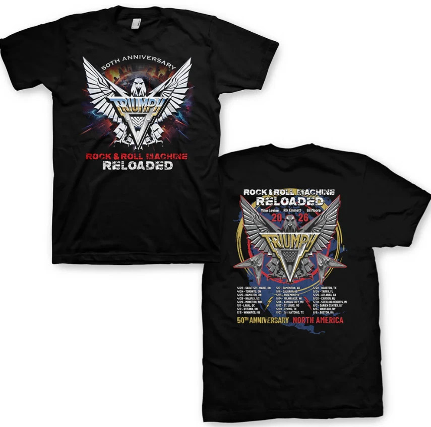 Triumph 2026 Reloaded Tour T-Shirt