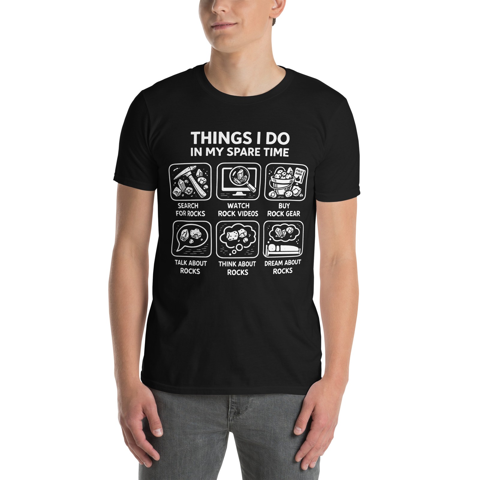 Things I Do In My Spare Time Rock Collecting Shirt Rockhound Tee