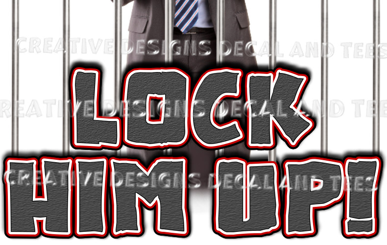 Dr. Anthony Fauci on The Advice of Counsel I Plead The 5th Lock Him Up T-Shirts