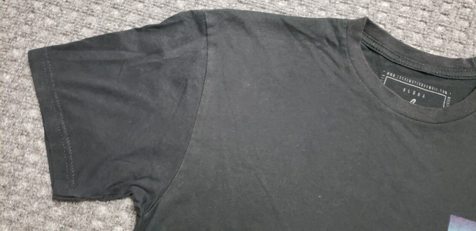 Local Motion Surf Hawaii MEDIUM Black T Shirt North Shore Waves