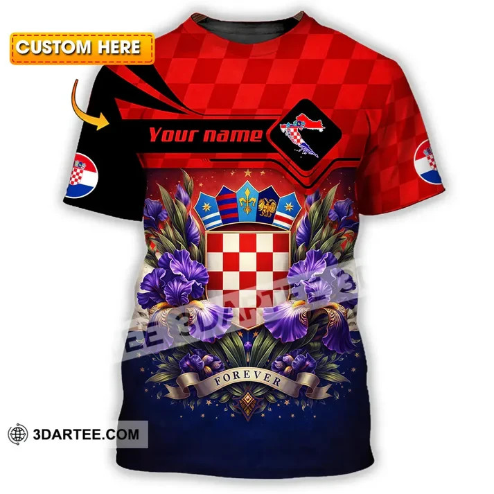 Unisex Shirt – Custom Croatia Fifa World Cup 2026 3D Shirt VK13901