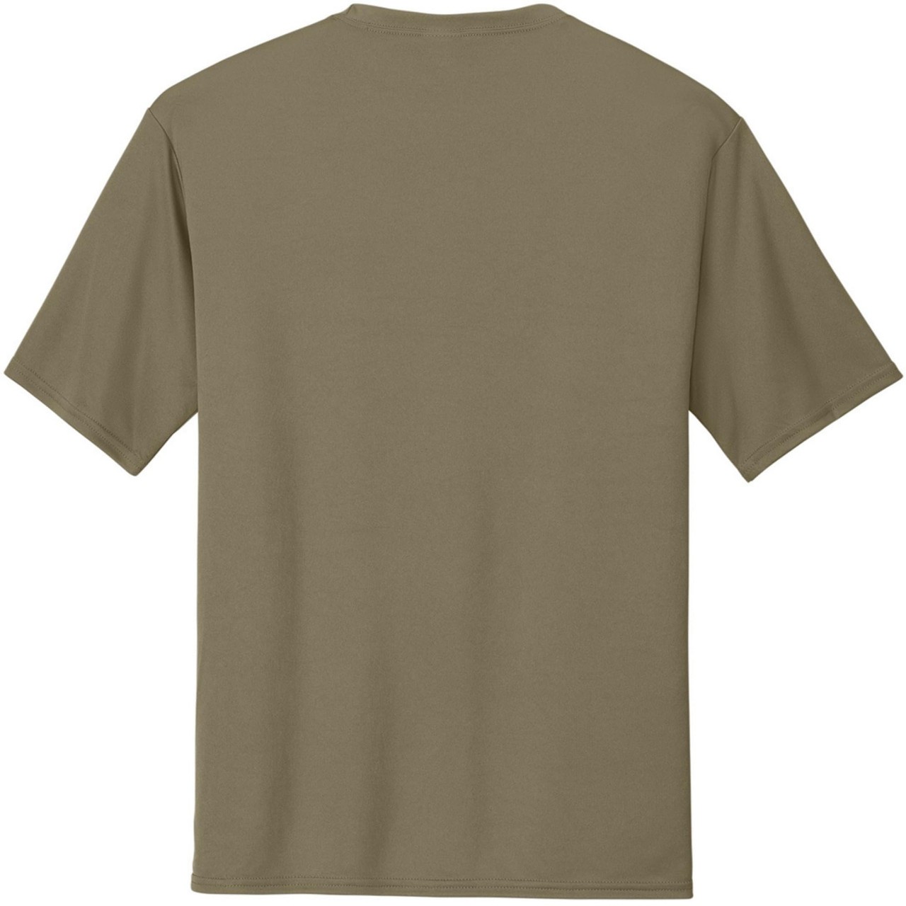 Solid Performance Military T-Shirts 100% Polyester Moisture Wicking Tee, 6-Pack
