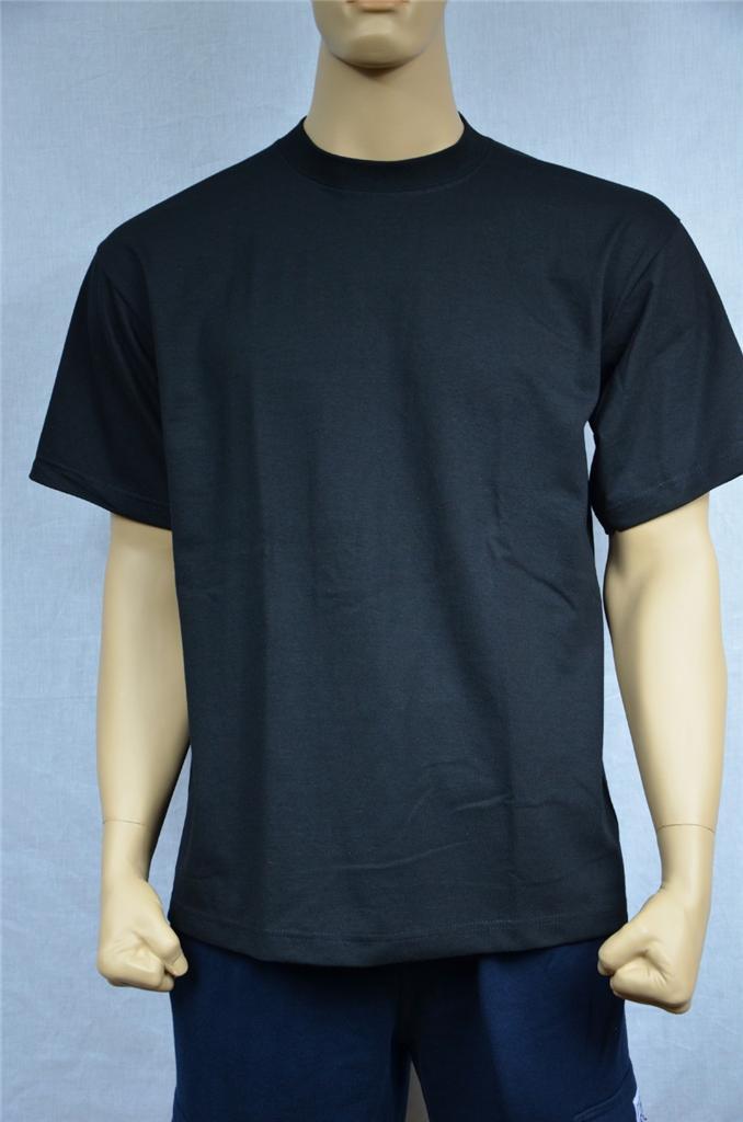 1 NEW SHAKA WEAR SUPER MAX HEAVY WEIGHT T-SHIRT BLACK TEE PLAIN BLANK S-7XL
