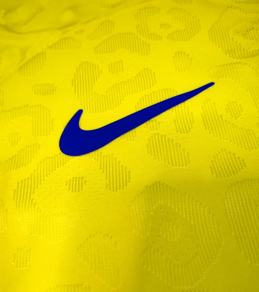 Nike Brazil 2022 World Cup Home Jersey Player Issue Dri-FIT ADV Yellow Mens Size