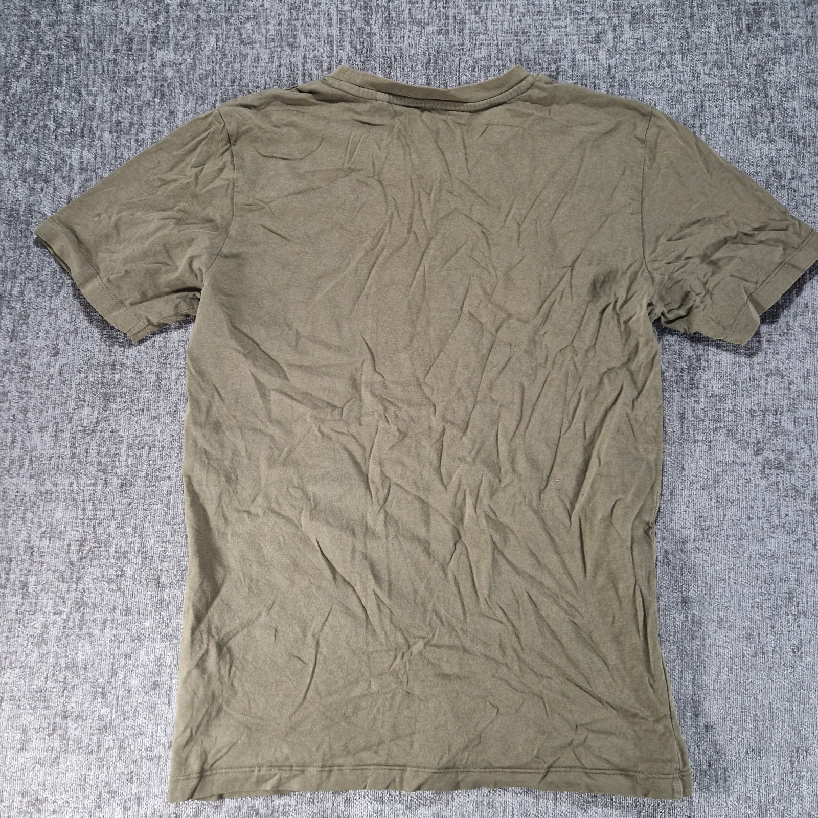 Next Regular T-Shirt, Mens, Size Small P2P 18 Inches Khaki Green Slim Fit