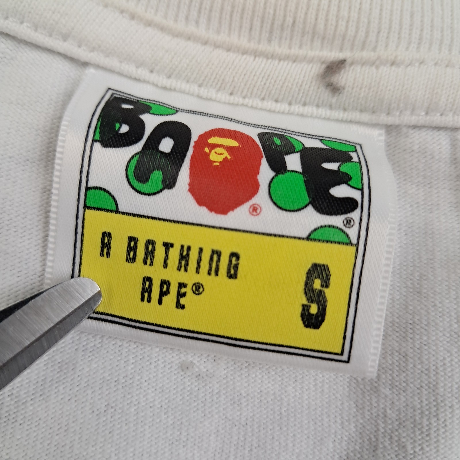 A Bathing Ape T Shirt S Men White Vintage Single Stitch Graphic 20s Street Wear