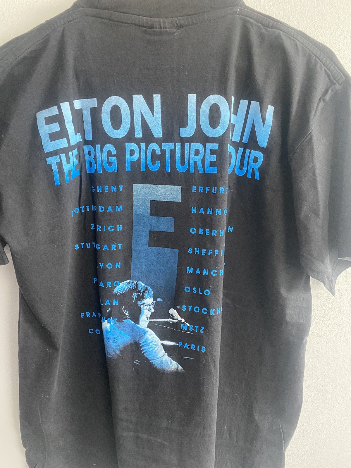 Elton John Vintage 1998 Big Picture Tour T Shirt Medium BG