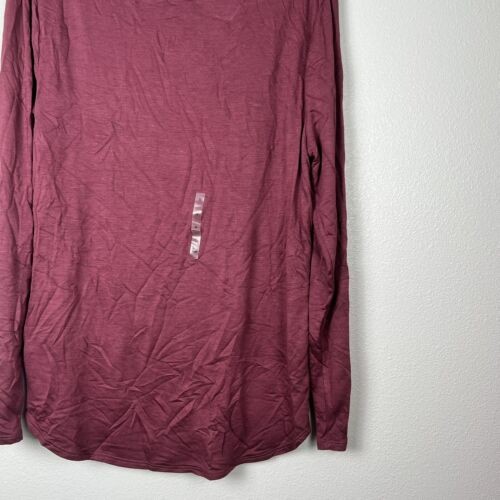 Buckle Nova Industries Mens Long Sleeve Tee Shirt Red Sz M NWT