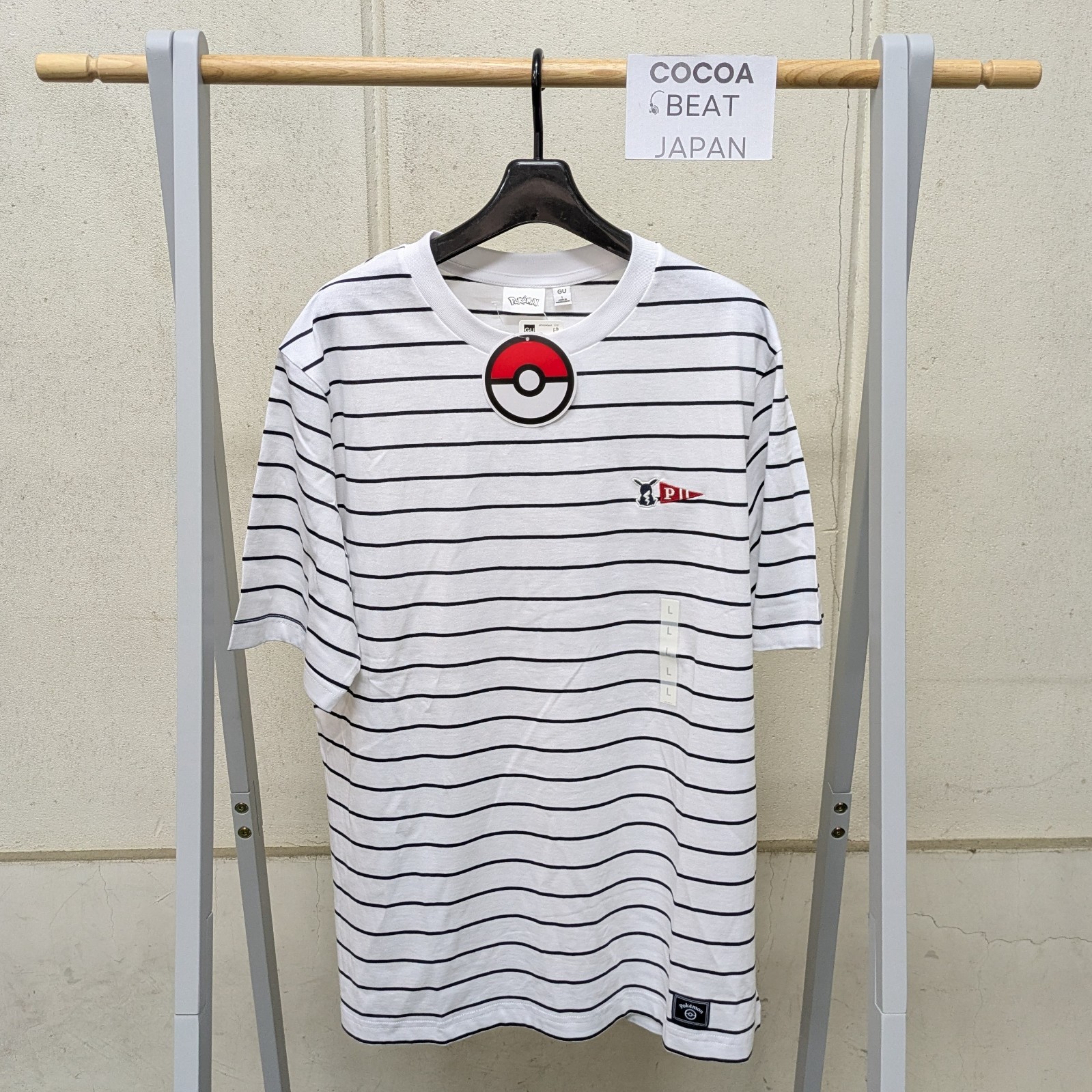 Pokemon GU Pikachu T-Shirt Anime Gaming Japan Exclusive New In Stock