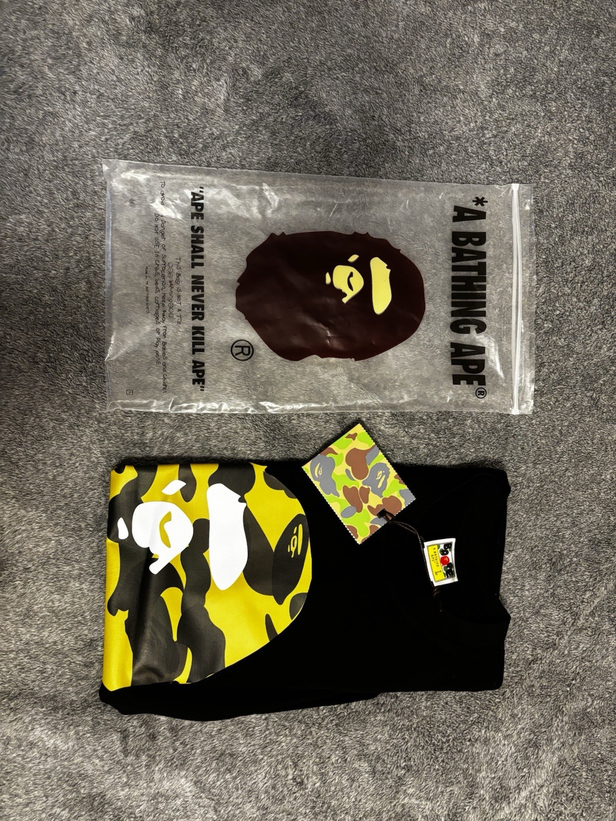 Chill BAPE tee, clean and simple