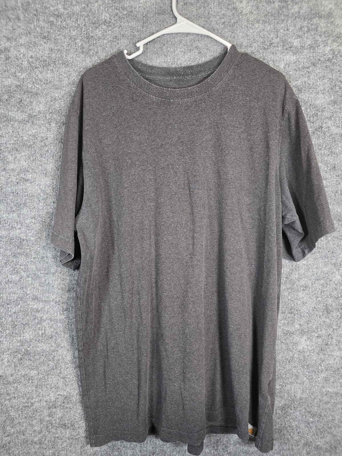 Carhartt Shirt Mens XL Tall Carbon Heather Gray Relaxed Fit Short Sleeve 104264