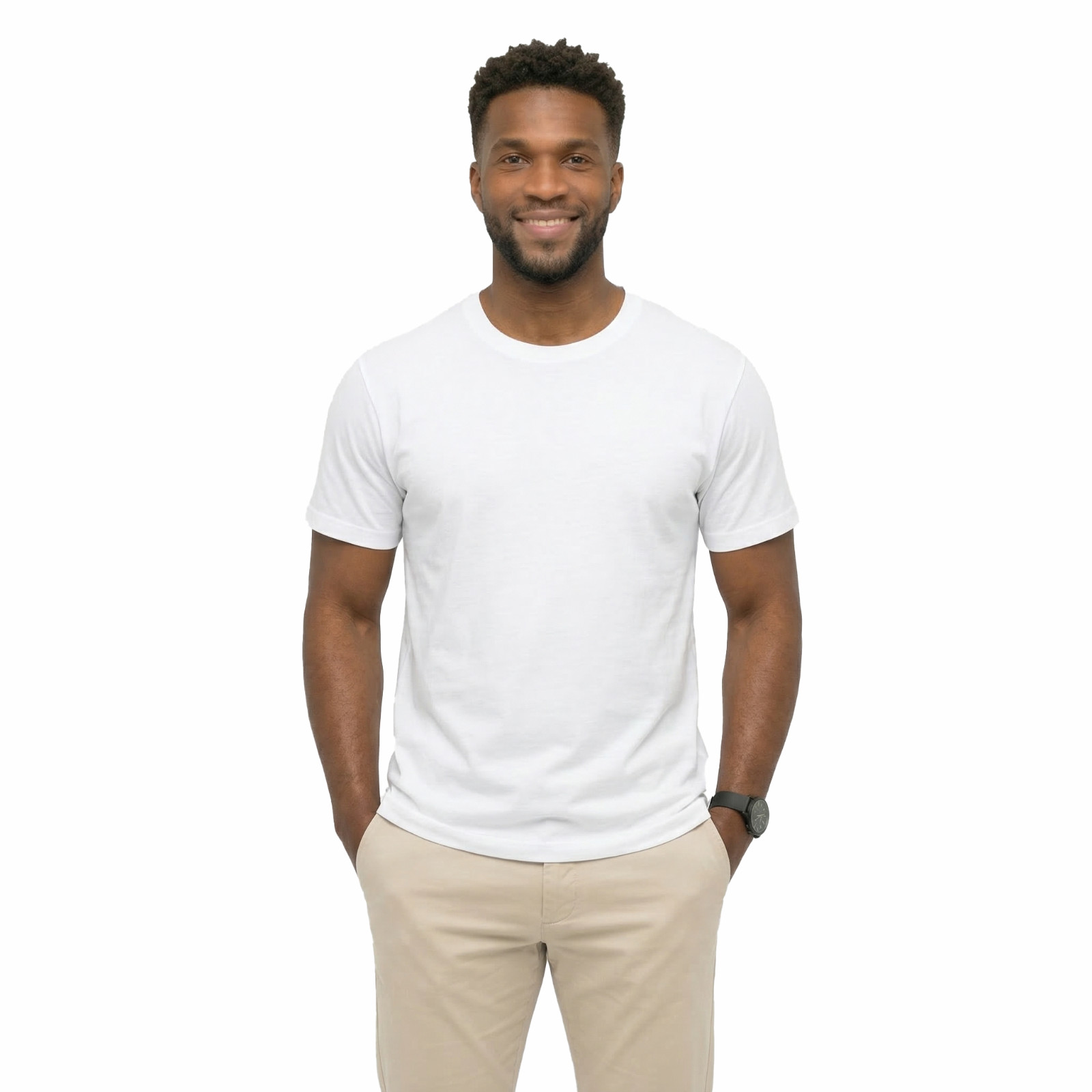 Access Men’s Heavyweight Short Sleeve Cotton Crew Neck T-Shirt (Pack of 3)