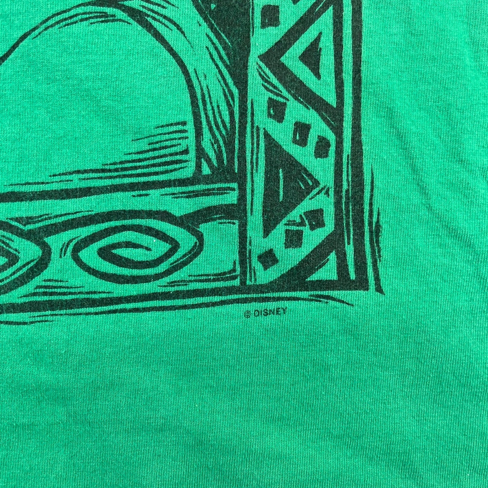 Disney Lion King Simba Nala Vintage Green Graphic T-Shirt Sun Sportswear M/L Vtg