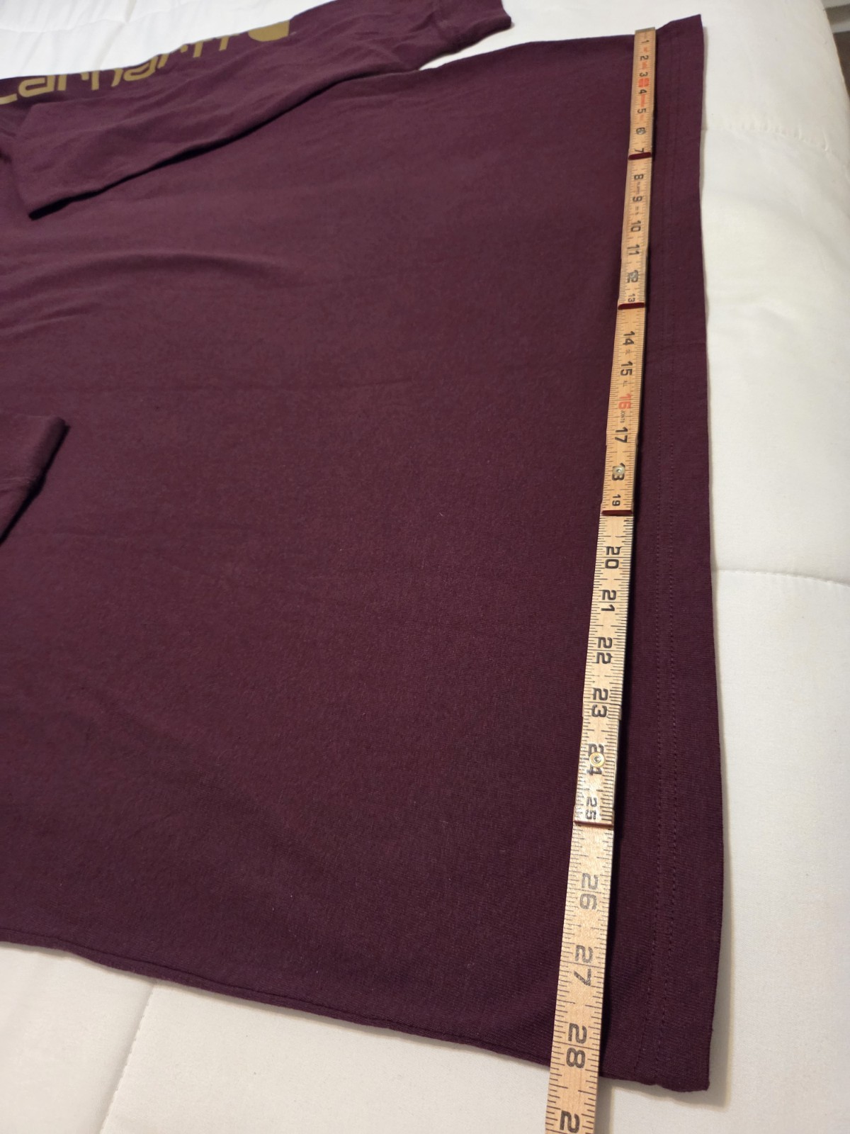 NWT MEN’S 2XL LOOSE FIT Long Sleeve CARHARTT HEAVYWEIGHT T-SHIRT TK0231-M IRR