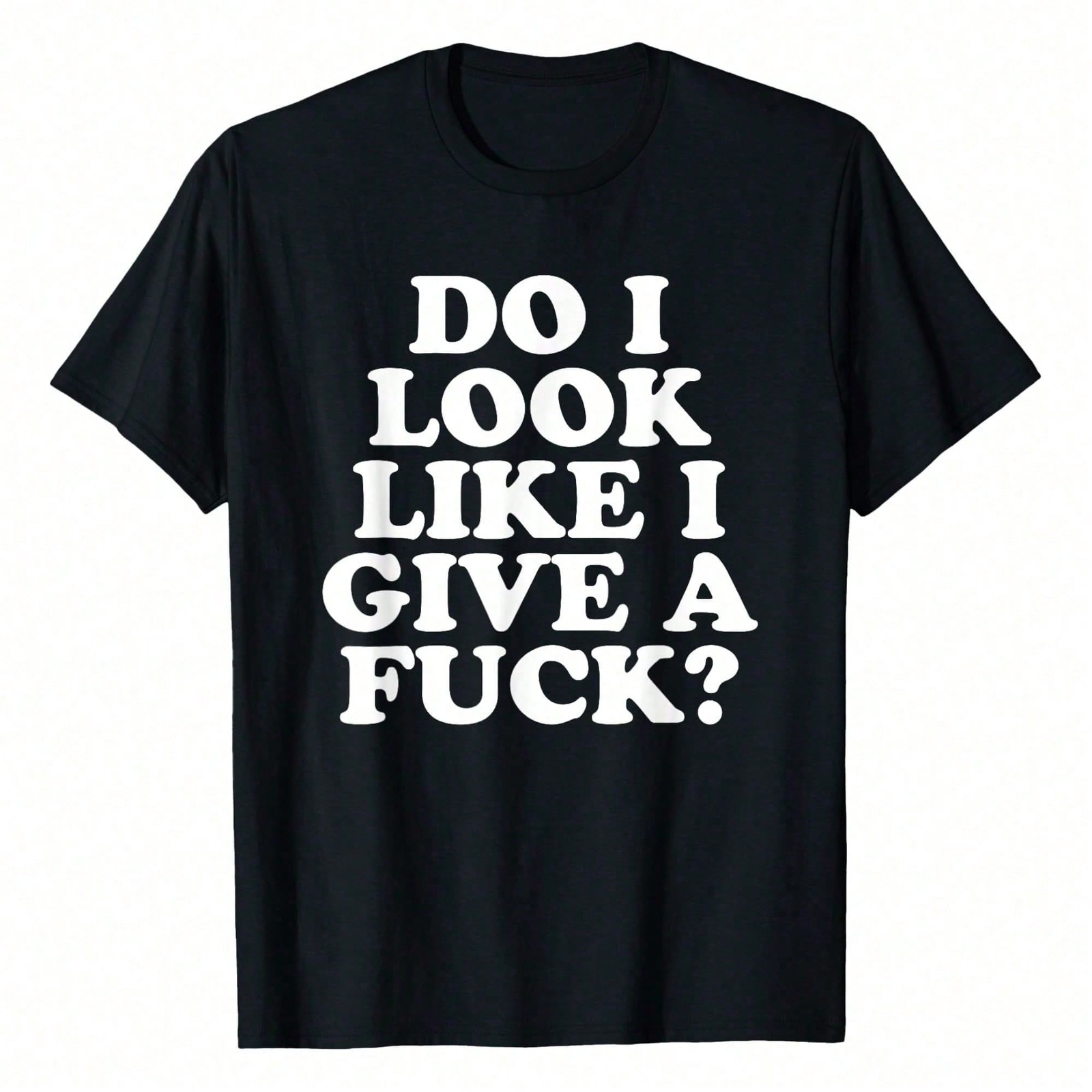 Look Like I Give A Funny Sarcastic Offensive Quote T-Shirt WoWoWomen’s Plus Size