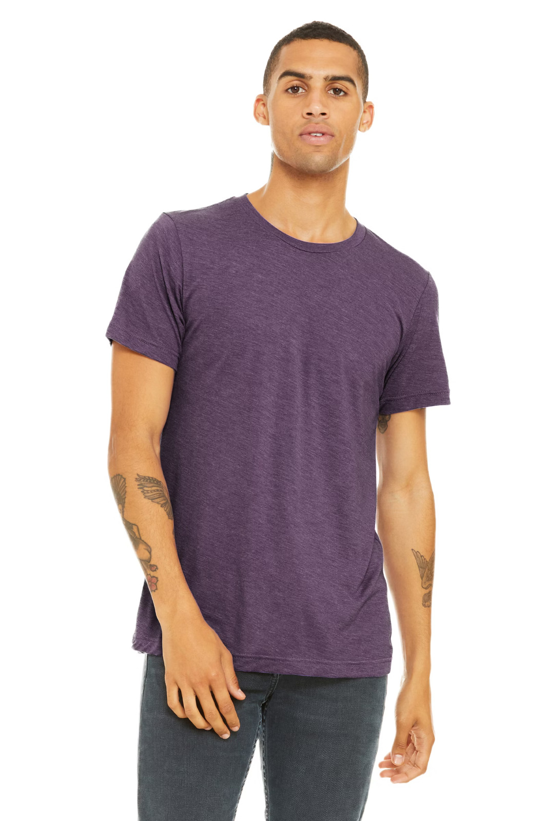 Bella + Canvas CVC 3001 Size Small- Cotton/Polyester Blend Super Soft- Slim Fit