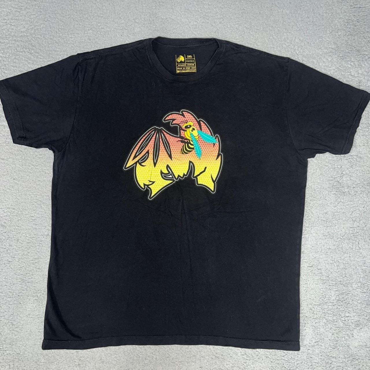 Method Man Tical Bees T Shirt Men’s Size 2XL XXL Black Wu-Tang Clan 2-Sided Tee
