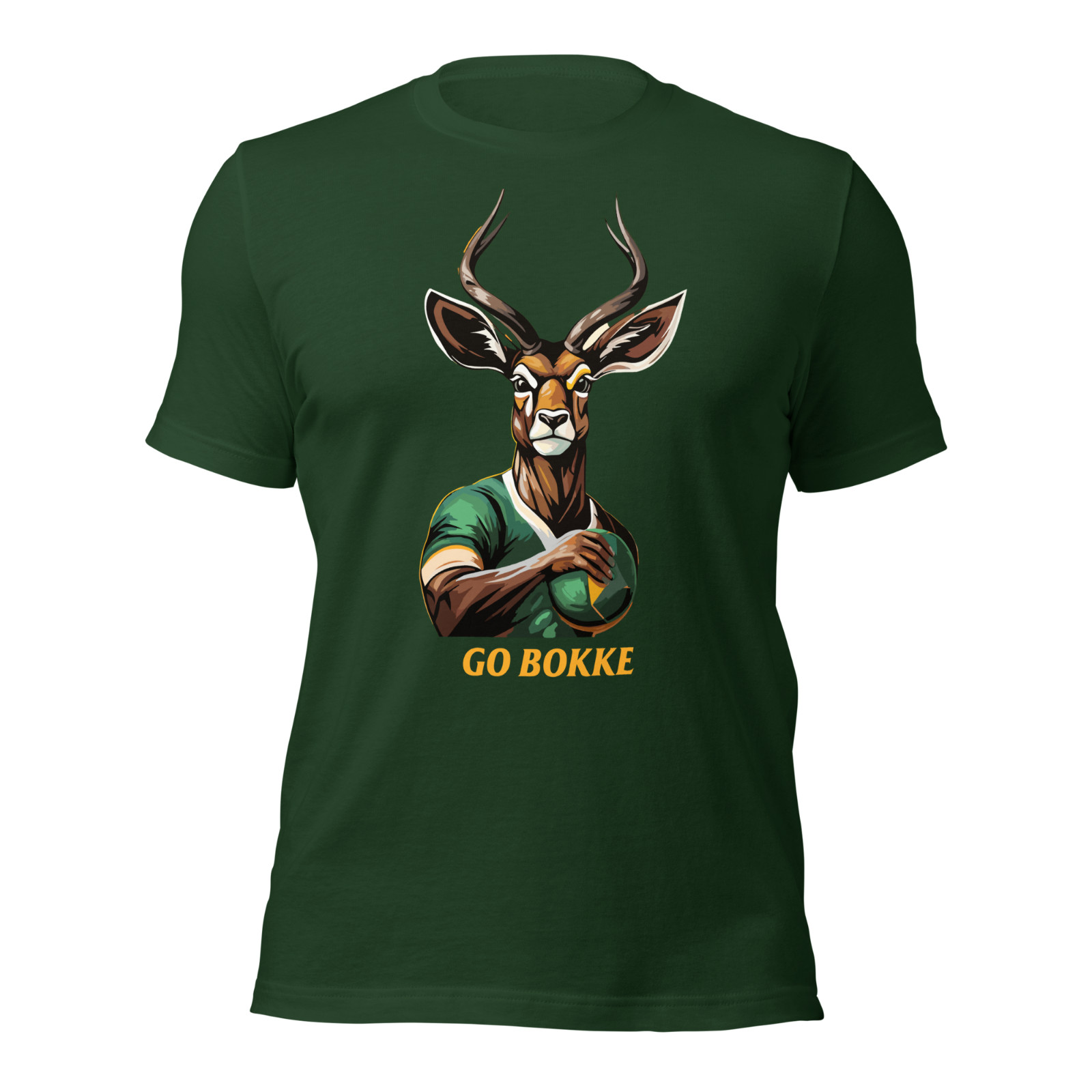 Springbok Supporter Soft and Lightweight Unisex T-shirt South African Rugby