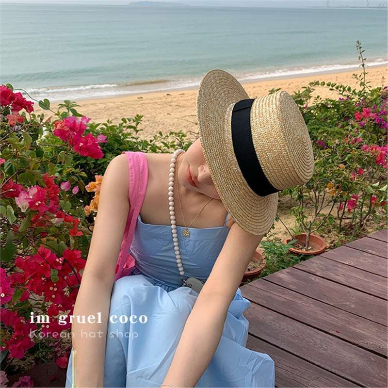 new Spring and Summer New Style Beach Hat for Seaside Vacation, Sun Protection,