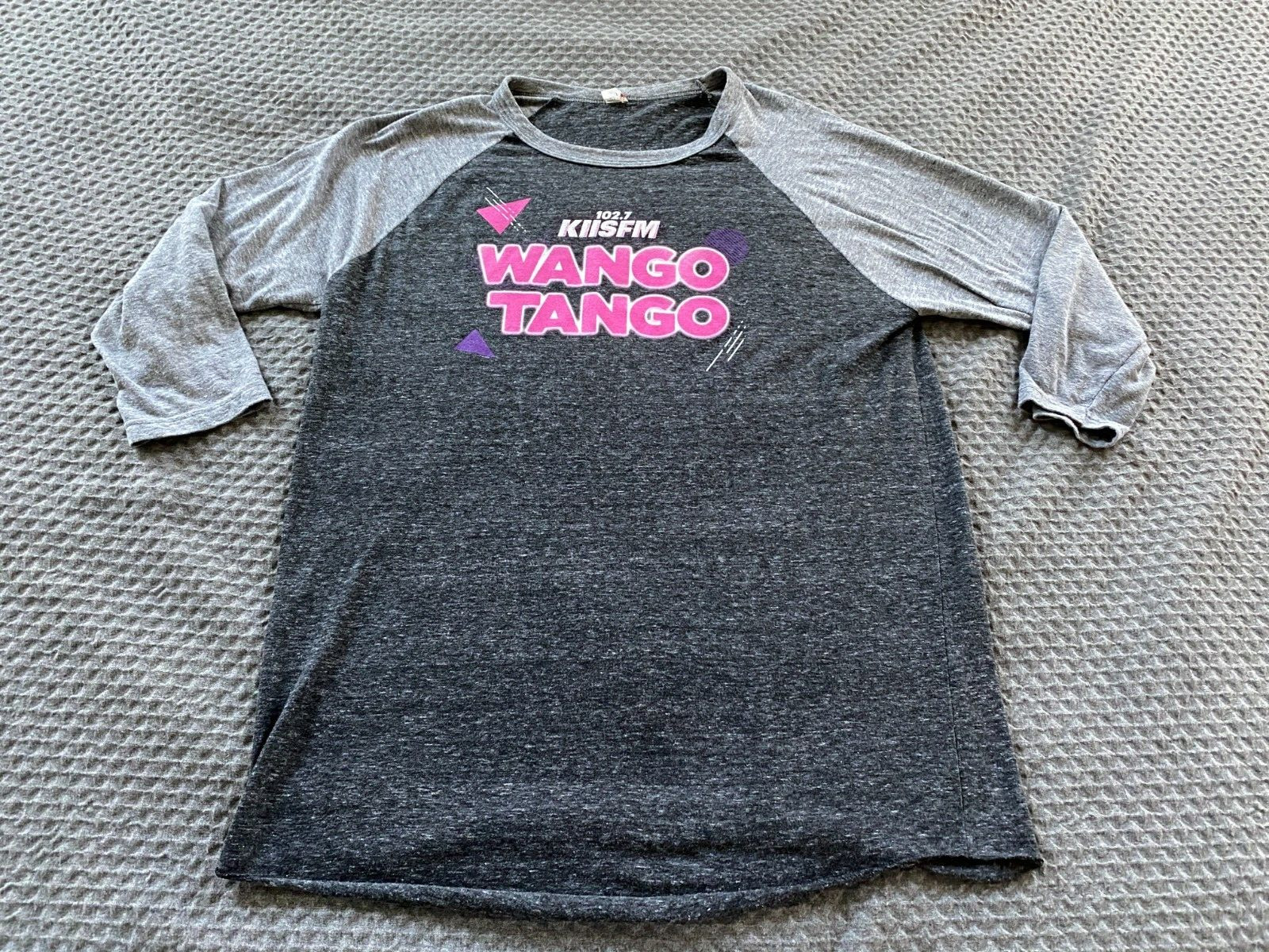 102.7 KiisFM Wango Tango Optima Adult Mens T Shirt Large Gray Music