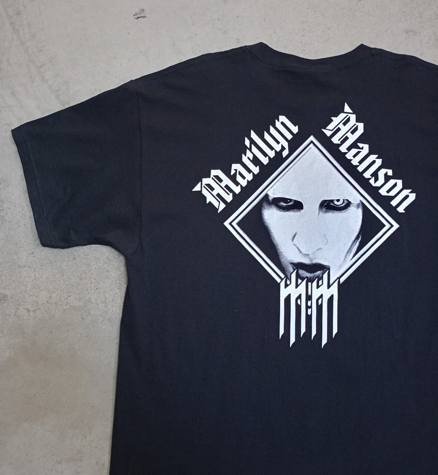 VINTAGE 2003 MARILYN MANSON T-SHIRT – THE GOLDEN AGE OF GROTESQUE-XL-MINT FOTL